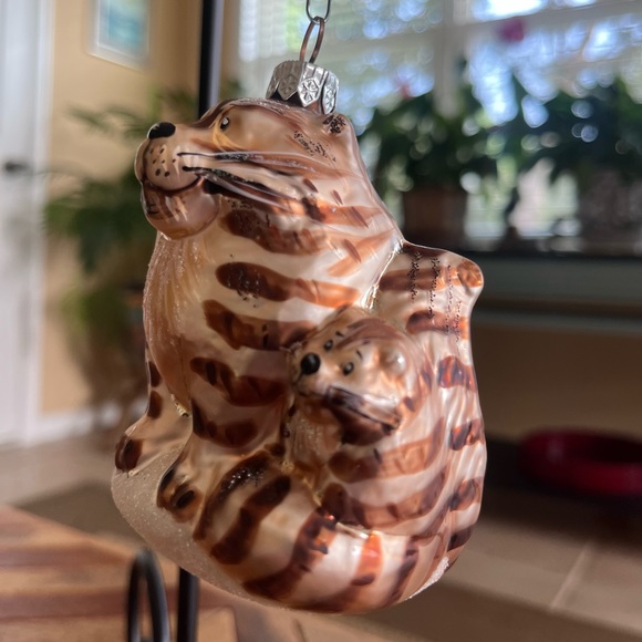 Cat Glass Christmas Ornament - Picture 5 of 6